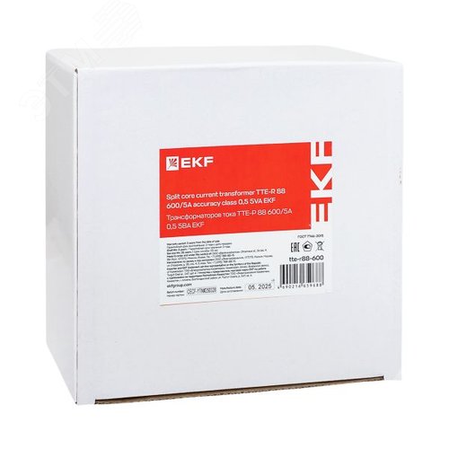 Трансформаторов тока ТТЕ-Р 88 600/5А 0,5 5ВА EKF - фото 11