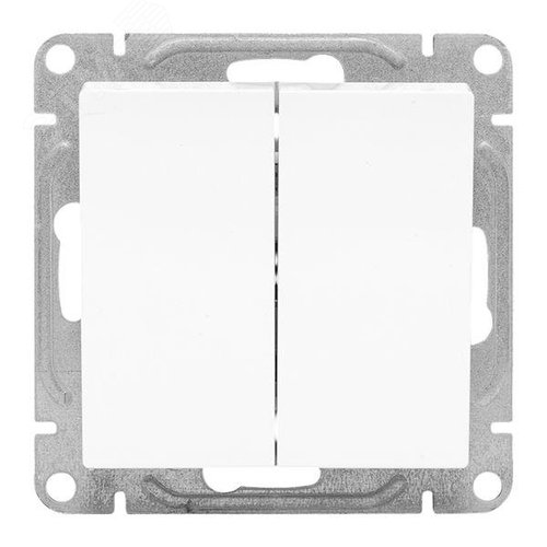 Эпика Механизм выключателя 2кл. проходной белый EKF - фото 2