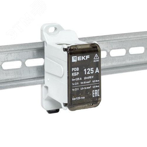 Клеммный блок распределительный КБР 125A EKF - фото 3