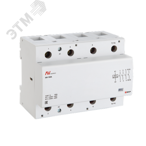 Изображение товара Контактор модульный КМ 125А 4NC 48VAC (6 мод.) AVERES EKF (шт)