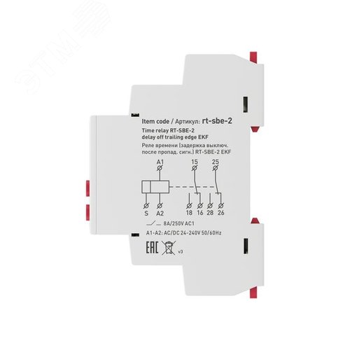 Реле времени (задержка выключ. после пропад. сигн.) RT-SBE-2 PROxima - фото 6