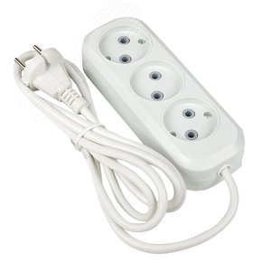 Удлинитель 'Эксперт' 3 гнезда 2 метра 10А/2.2кВт без заземления ПВС 2х0.75 PROxima - фото 3