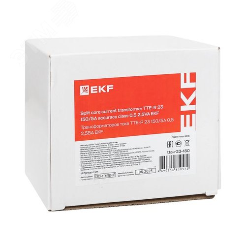 Трансформаторов тока ТТЕ-Р 23 150/5А 0,5 2,5ВА EKF - фото 11