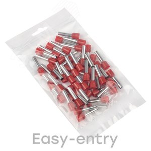 Наконечник штыревой втулочный изолированный НШвИ 10,0-18 (50шт.) PROxima - фото 3