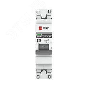 Выключатель автоматический однополюсный 5А С ВА47-63 4.5кА PROxima - фото 2