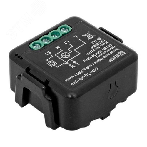 Умное реле в подрозетник 1-канальное с нейтралью 16А Zigbee EKF Connect Select PRO - фото 9