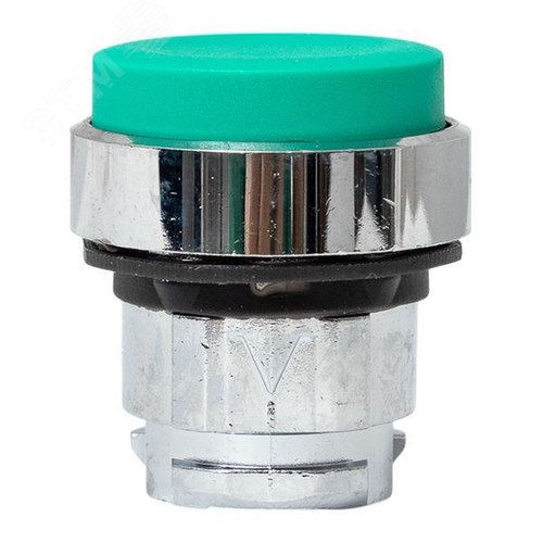 Исполнительный механизм кнопки XB4 зеленый выпирающая возвратный без фиксации, без подсветки IP65 - фото 4