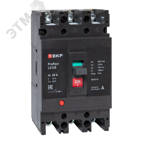 Изображение товара LS125 18кА 3P 40А ProPact EKF (шт)