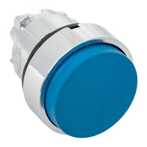 Механизм кнопки исполнительный XB4 синий выпирающая возвратный без фиксации без подсветки PROxima - фото 4