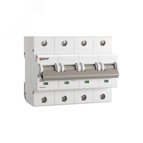 Выключатель автоматический ВА 47-125 4P 25А (C) 15кА PROXIMA - фото 2