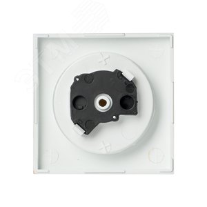 Валенсия лицевая панель розетки 1-местной б/з 10 А сталь с защ. штор. - фото 2