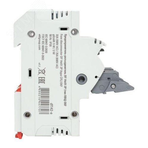 Предохранитель-разъединитель DF 14х51 2Р (тип ПВЦ) - фото 7