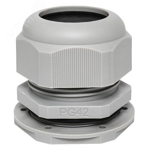 Сальник PG42 IP54 (1 шт) d отв. 53 мм / d провод. 32-38 мм PROxima - фото 1