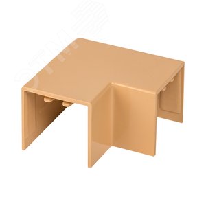 Поворот 90 градусов (25х25) (4 шт) Plast PROxima под светлое дерево - фото 1