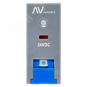 Реле промежуточное с кнопкой и мех. Индикацией RPAt 25/1 12A 24В DC AVERES - фото 2