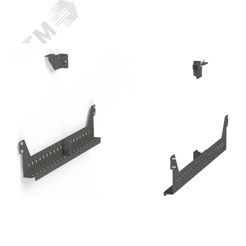 Изображение товара Комплект для установки монтажной платы в каркас глубиной 600 EKF AleSta (упак)