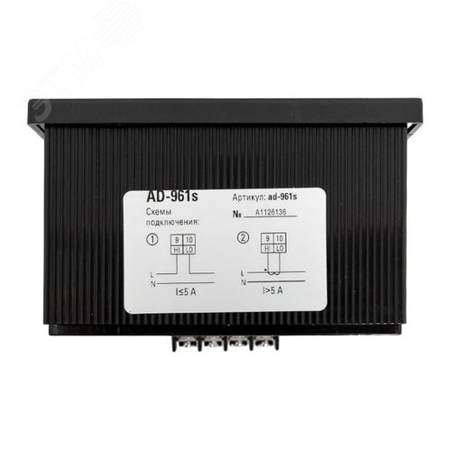 Амперметр цифровой на панель 96x96 квадратный вырез однофазный в коротком корпусе PROxima - фото 6