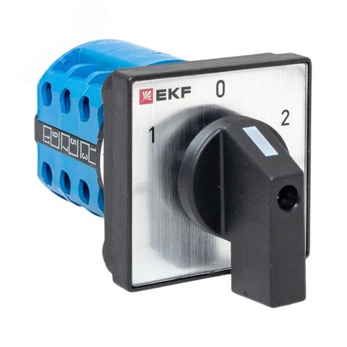 Переключатель кулачковый ПК-1-23 10А 3P 1-0-2 - фото 1