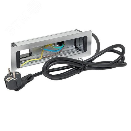 Встраиваемый настольный розеточный блок, 8 модулей, C-Line - фото 2