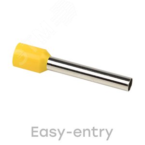 Наконечник штыревой втулочный изолированный НШвИ 6,0-24 (50шт.) PROxima - фото 1