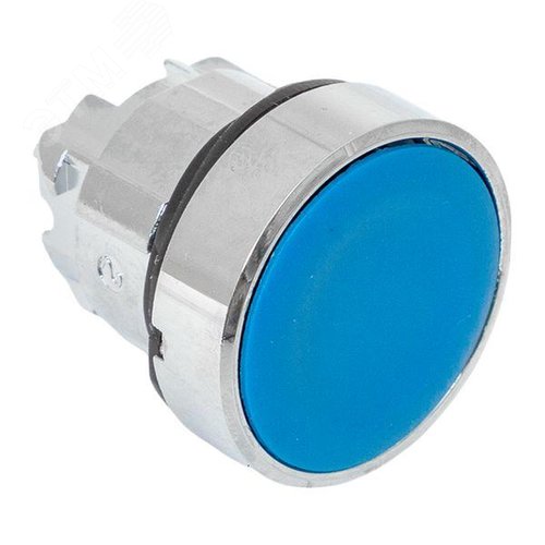 Исполнительный механизм кнопки XB4 синий плоский возвратный без фиксации, без подсветки IP65 - фото 6