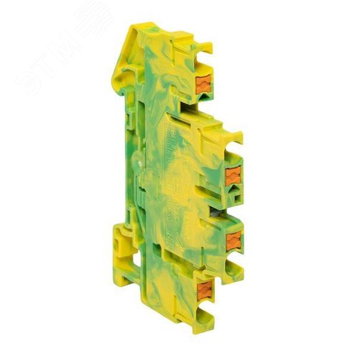 Изображение товара Клемма заземления двухуровневая Push-in 2.5 мм2 4 вывода EKF (шт)
