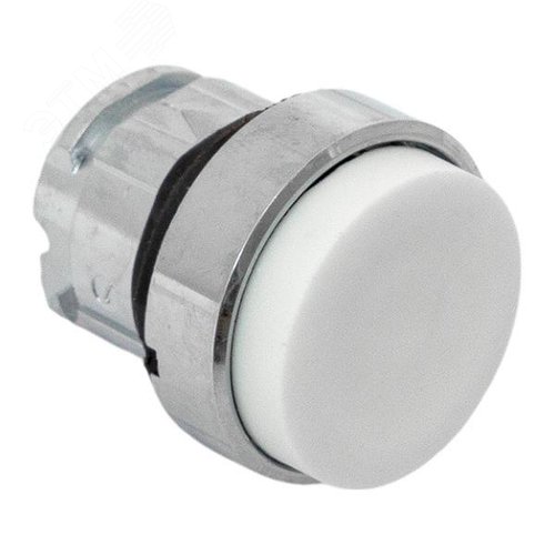 Исполнительный механизм кнопки XB4 белый выпирающая возвратный без фиксации, без подсветки IP65 - фото 6