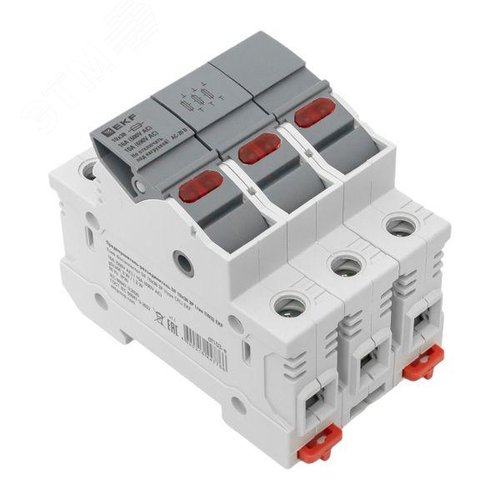 Предохранитель-разъединитель DF 10х38 3Р (тип ПВЦ) - фото 12