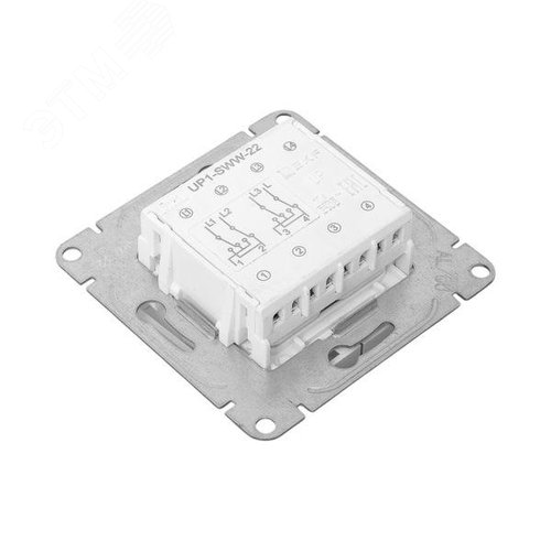 Эпика Механизм выключателя 2кл. перекрестный алюминий EKF - фото 9