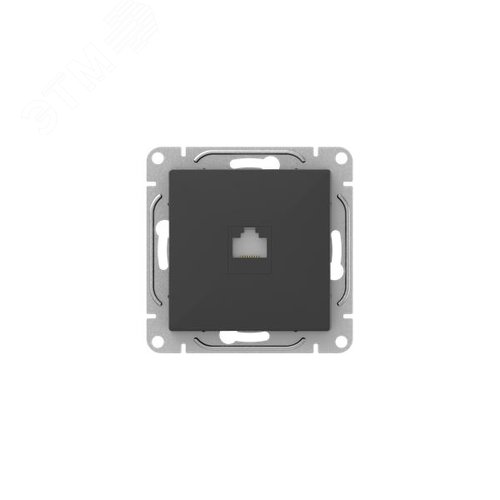 Эпика Механизм розетки RJ45 (cat5) черный EKF - фото 1