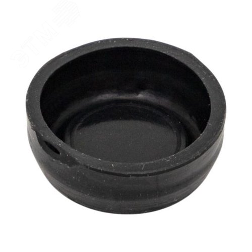 Силиконовый колпачок черный для плоской кнопки XB4 - фото 2