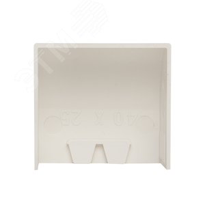 Заглушка (40х25) (4 шт) Plast Белый - фото 3