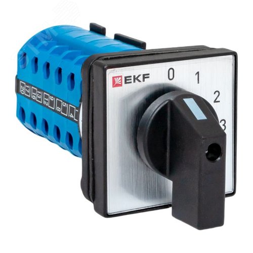 Изображение товара Переключатель кулачковый ПК-1-103 10А 3P 0-1-2-3 IP65 EKF (шт)