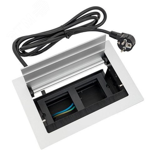 Встраиваемый настольный лючок, 4 модуля, C-Line - фото 5