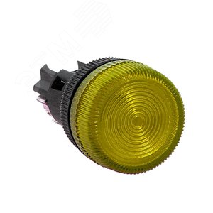 Лампа ENS-22 желтая с подсветкой 380В