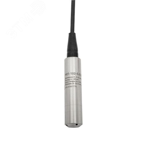 Погружной датчик уровня (гидростат) 0-5 м вод.ст. 0,5% кабель 5 м - фото 3