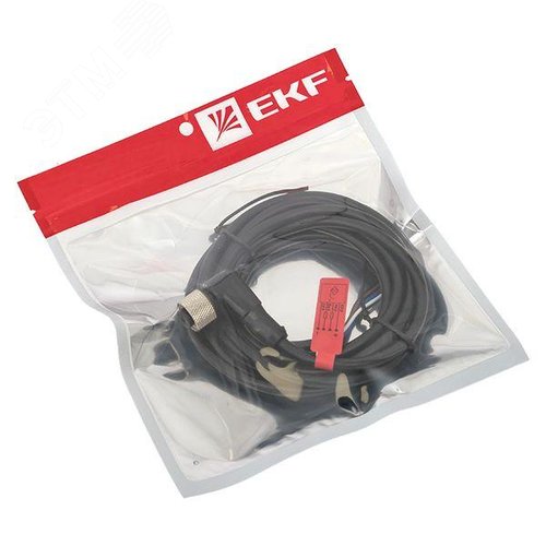 Кабель-разъем М12 4-PIN угловой PLG-12L-4-2 - фото 5