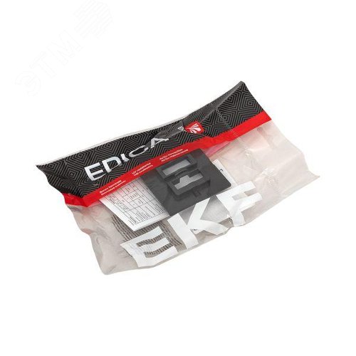 Эпика Пластина переходная для 1 или 2х клавишного выкл. IP44 черный EKF - фото 8