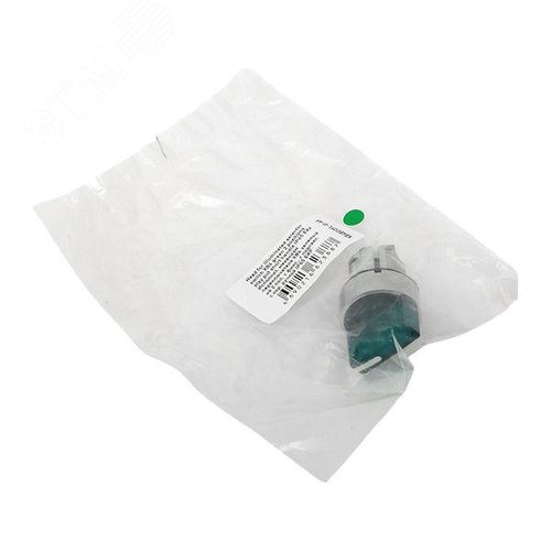 Исполнительный механизм переключателя ХB4 зеленый на 2 положения с фиксацией, с подсветкой с короткой ручкой IP65 - фото 10