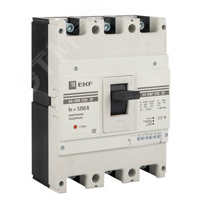 Изображение товара Выключатель автоматический ВА-99М 1250/1250А 3P 50кА с электронным расцепителем PROxima (шт)