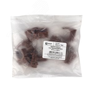 Крепеж-клипса под темное дерево d16мм Plast PROxima - фото 2