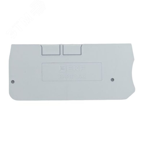 Заглушка для 1.5 Push-in 3 вывода серая - фото 2