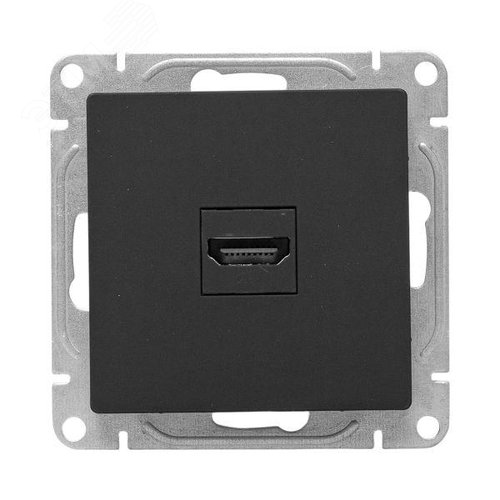 Эпика Механизм розетки HDMI черный EKF - фото 2