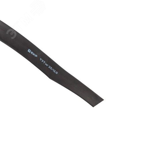 Термоусаживаемая трубка ТУТ нг 25/12,5 черная рулон PROxima - фото 5