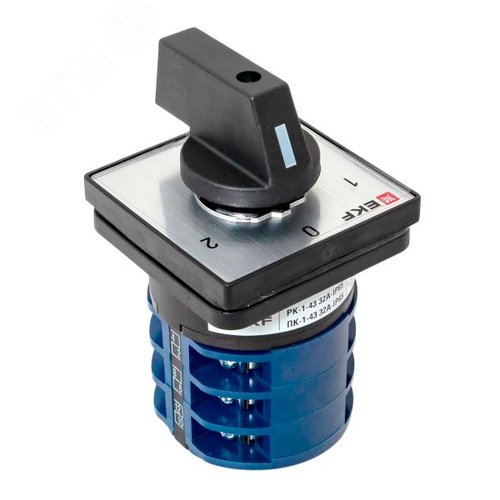 Переключатель кулачковый ПК-1-43 32А 3P 1-0-2 IP65 EKF - фото 7