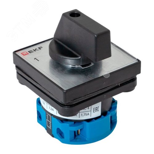 Переключатель кулачковый ПК-1-21 10А 1P 1-0-2 IP65 EKF - фото 6