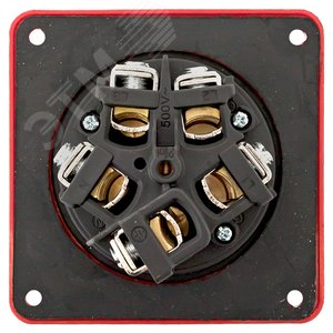 Розетка стационарная внутренняя 3452 3Р+РЕ+N 125А 380В IP67 PROxima - фото 4