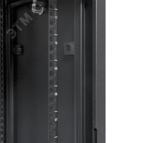 Шкаф настенный 19' TERACOM PRO 12U 600х450 мм дверь стеклянная с замком-ручкой чёрный - фото 27