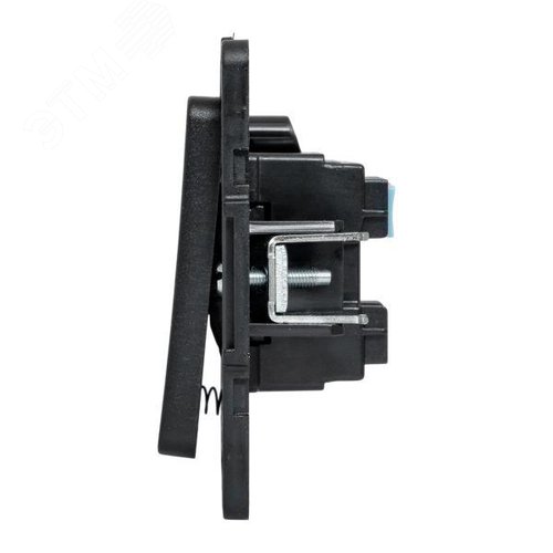 Механизм кнопки нажимной 10А черный Стокгольм EKF - фото 5