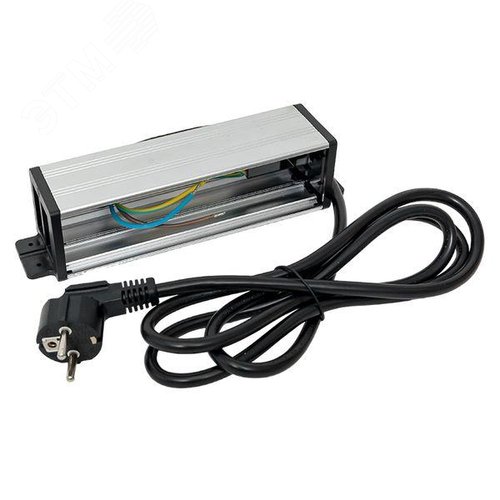 Встраиваемый настольный розеточный блок для крепления под столом, 8 модулей, C-Line - фото 6